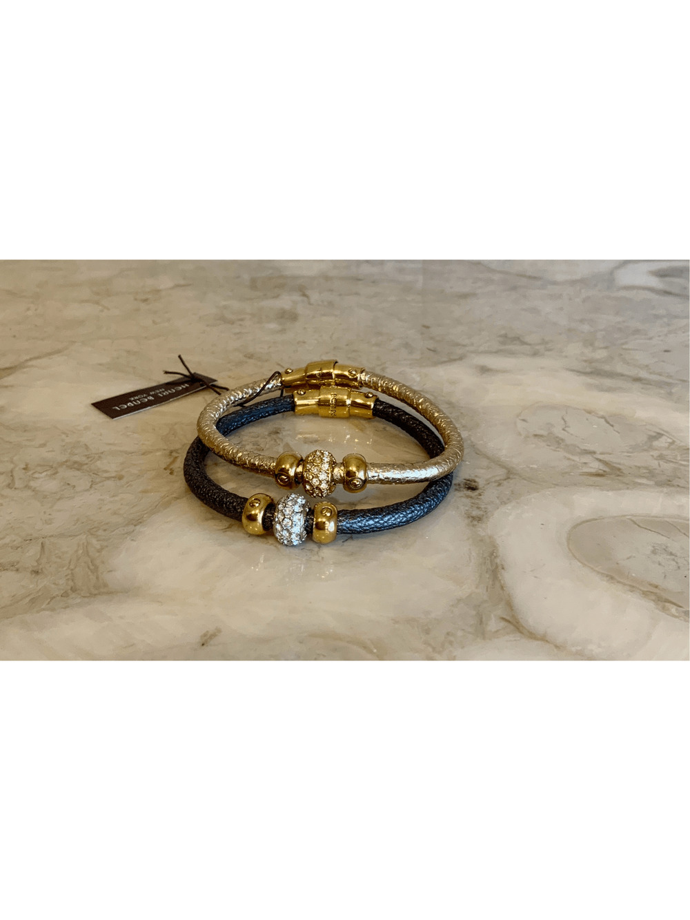 Henri Bendel Leather Bracelet Set